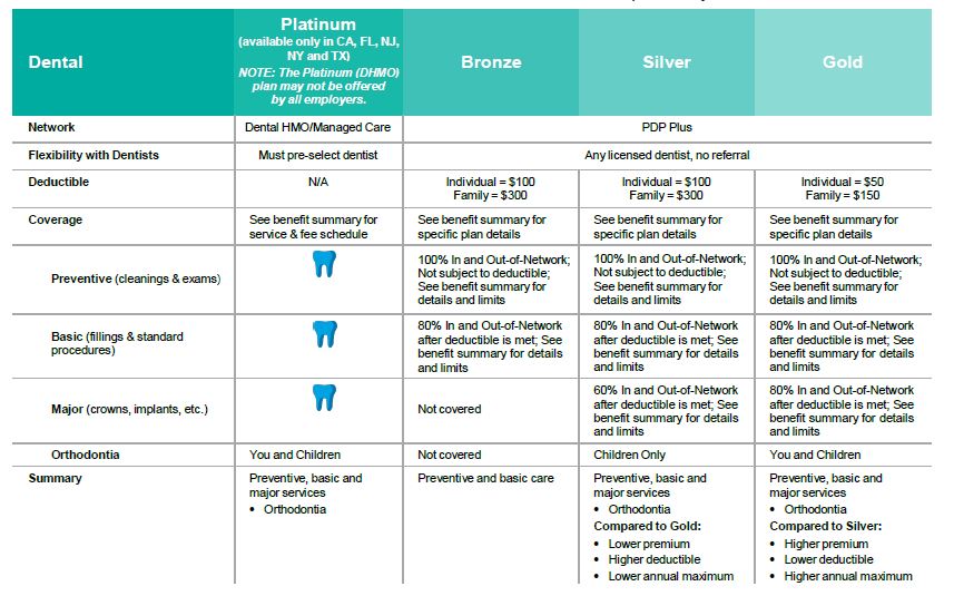 Standard Dental Chart