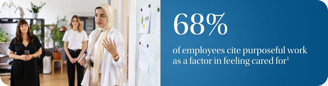 Employees feeling cared