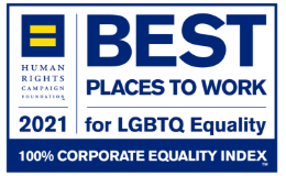 Proud member of the Corporate Equality Index: Best Places to Work for LGBTQ Equality: 2004 – 2020